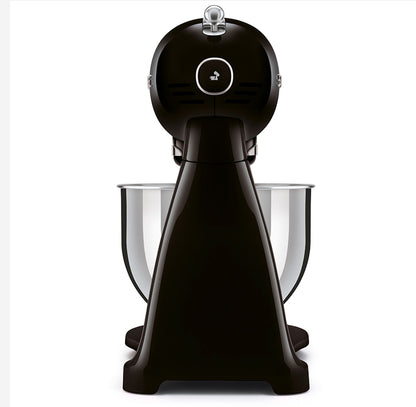 Smeg Siyah Stand Mikser – 800W, 4.8 L Paslanmaz Çelik Hazneli, Retro 50’ler Tasarım