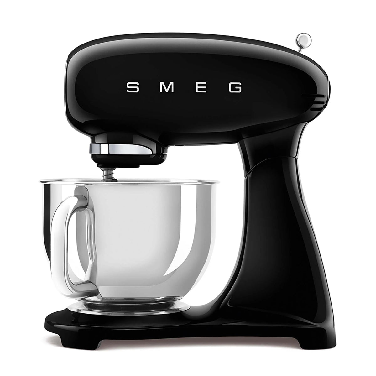 Smeg Siyah Stand Mikser – 800W, 4.8 L Paslanmaz Çelik Hazneli, Retro 50’ler Tasarım