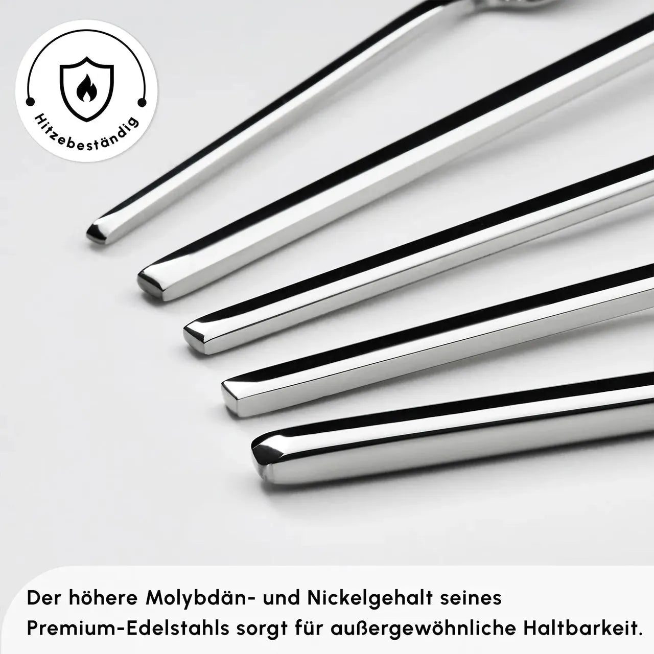 Karaca Look 316+ Steel 84 Piece 12 Person Fork Spoon Knife Set – Premium Series