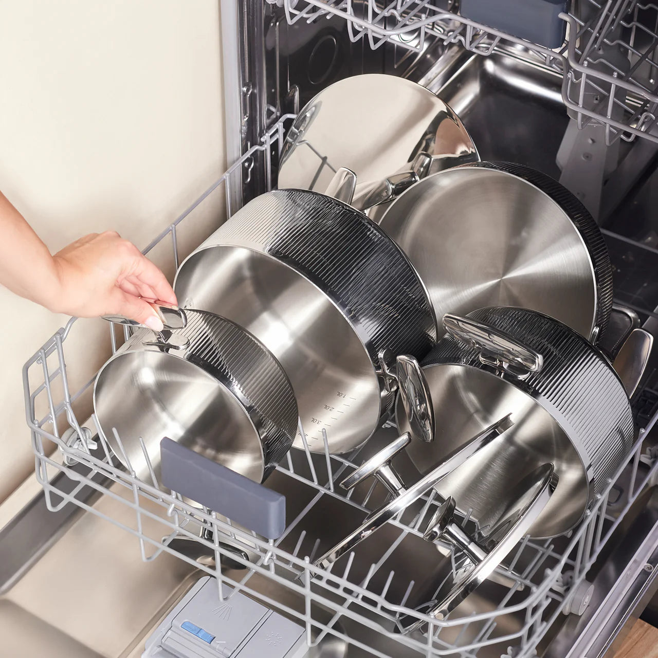 Karaca 3 Ply Rimova Flat Lid 8 Parça Paslanmaz Çelik Tencere Seti