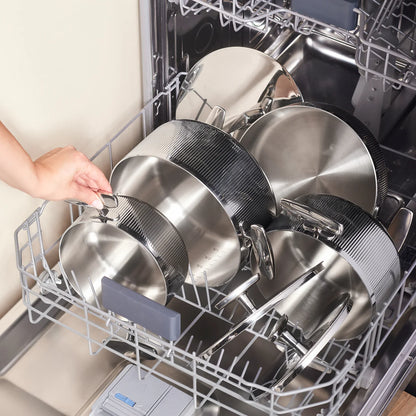 Karaca 3 Ply Rimova Flat Lid 8 Parça Paslanmaz Çelik Tencere Seti