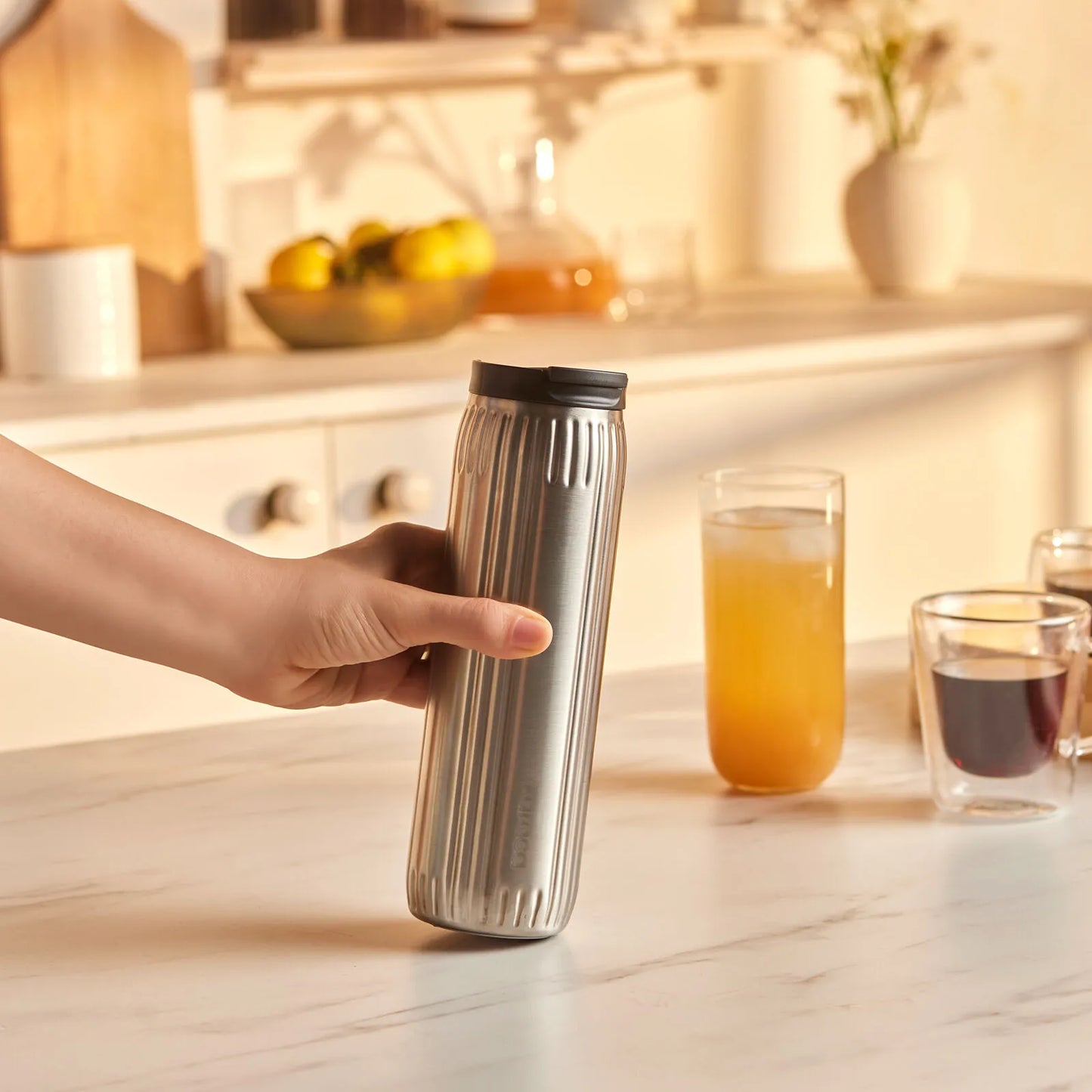 Karaca Rimo 600 ml Çelik Termos – Inox, Sızdırmaz, 8 Saat Sıcak, 6 Saat Soğuk