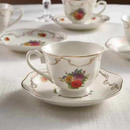 Karaca Antique 4 Parça 2 Kişilik Çay Fincanı Takımı – 200 ml