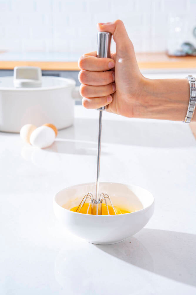 Evero Manual Steel Whisk 30 cm – Stainless Steel Kitchen Whisk