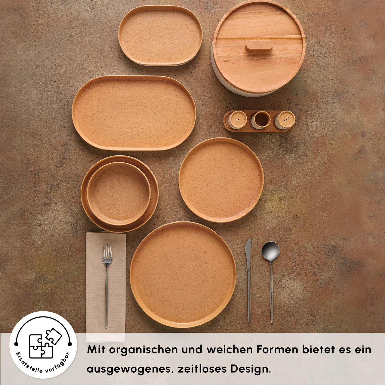 Karaca x Fatih Tutak Earth Collection 57-delig 12-persoons servies