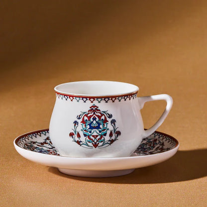 Karaca Hatır Köz Turkse Koffiemachine Antraciet – 5 Kopjes Capaciteit, Rijkelijk Schuimend, 535W | 6 Persoons Kopjes Set en 100 gr Karaca Hatır Koffie Cadeau