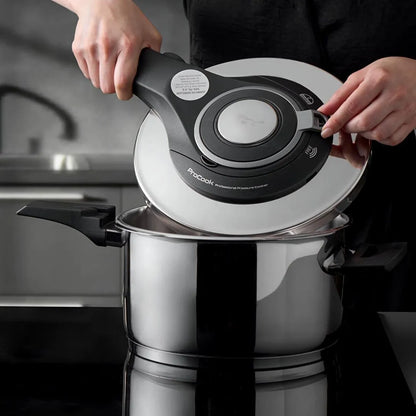 Jumbo Procook 4+6 L İkili Düdüklü Tencere Seti – 4 Parça, 18/10 Paslanmaz Çelik