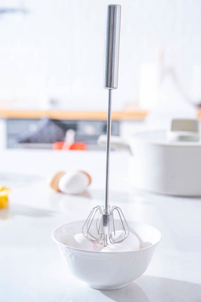 Evero Manual Steel Whisk 30 cm – Stainless Steel Kitchen Whisk
