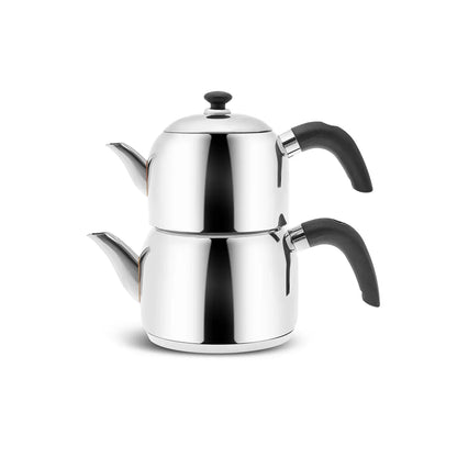 Karaca Edge Mini Çaydanlık Takımı – Siyah