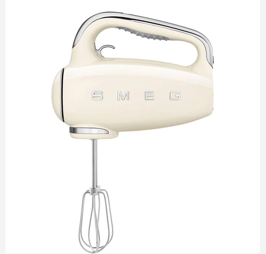 SMEG HMF01CREU Krem El Mikseri – 9 Hız, Turbo Fonksiyon, Retro 50’ler Tasarım