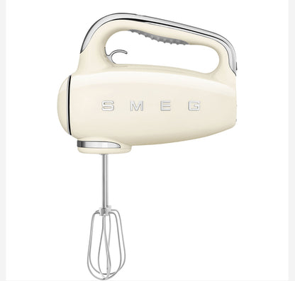 SMEG HMF01CREU Krem El Mikseri – 9 Hız, Turbo Fonksiyon, Retro 50’ler Tasarım