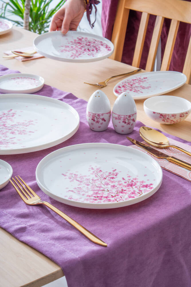 Acar Prilla 6-Person 23-Piece Porcelain Breakfast Set