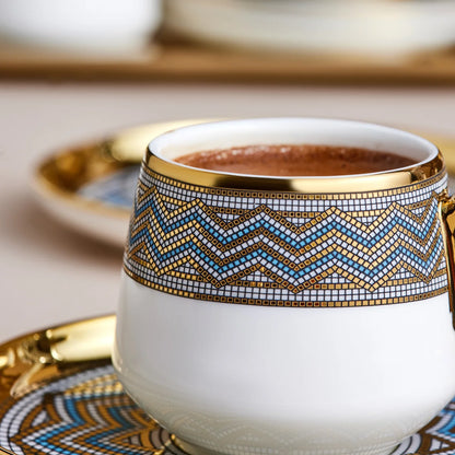 Karaca Suadiye 6 Kişilik Kahve Fincanı Takımı – 90 ml