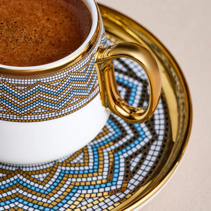 Karaca Suadiye 6 Kişilik Kahve Fincanı Takımı – 90 ml