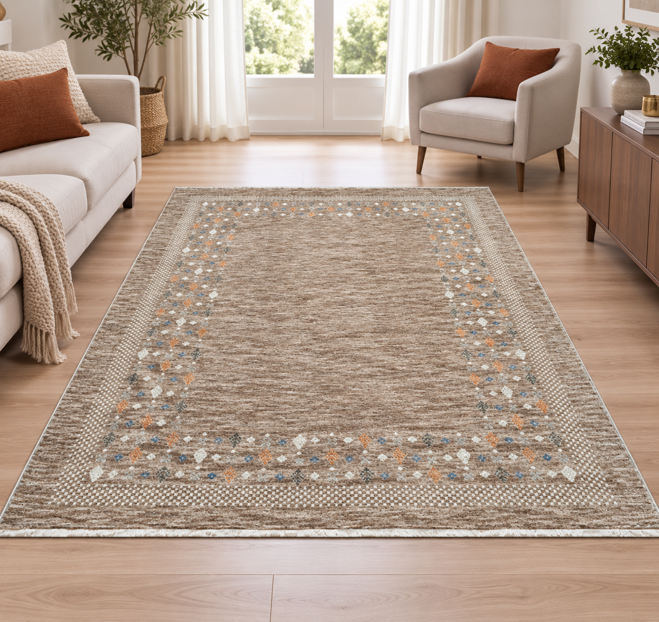 Merinos Valeria 92243 Kahve Halı