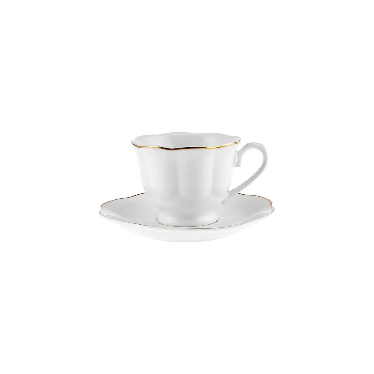 Karaca Bell 6 Person Coffee Cup Set, 90 ml, Porcelain