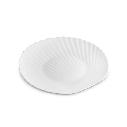 Karaca White Shell 18 Parça 6 Kişilik Opal Cam Yemek Takımı – Beyaz Sofra Seti