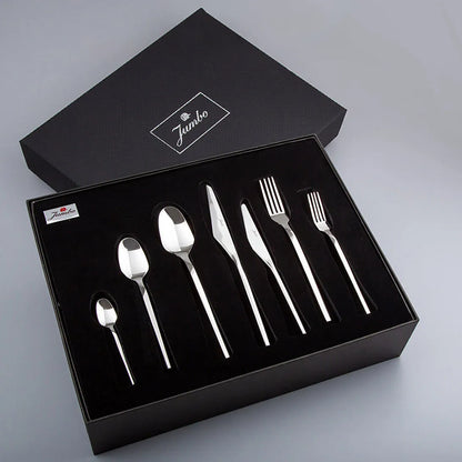 Jumbo 5100 Quartz 84 Parça 12 Kişilik Paslanmaz Çelik Çatal Kaşık Bıçak Takımı