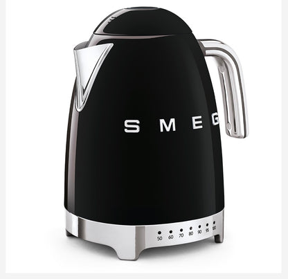Smeg KLF04BLEU Değişken Sıcaklık Ayarlı Su Isıtıcısı 1,7 L – Siyah (50’ler Serisi)