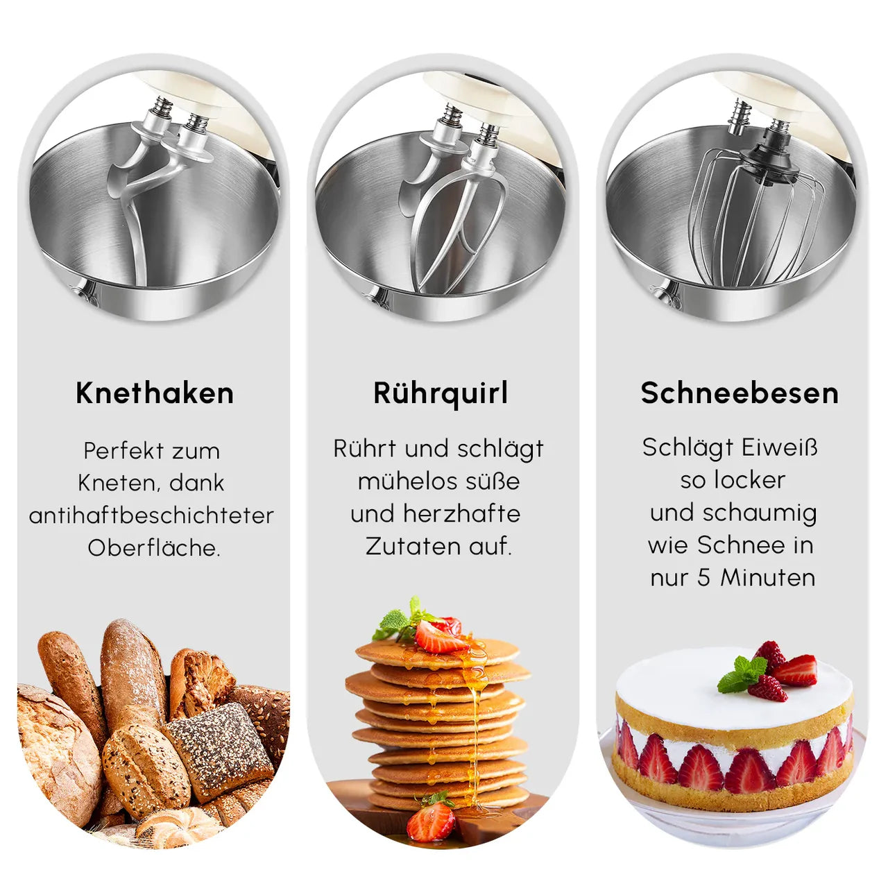 Karaca Blendburst Stand Mikser 5,7 L 1400W – İkonik Bej