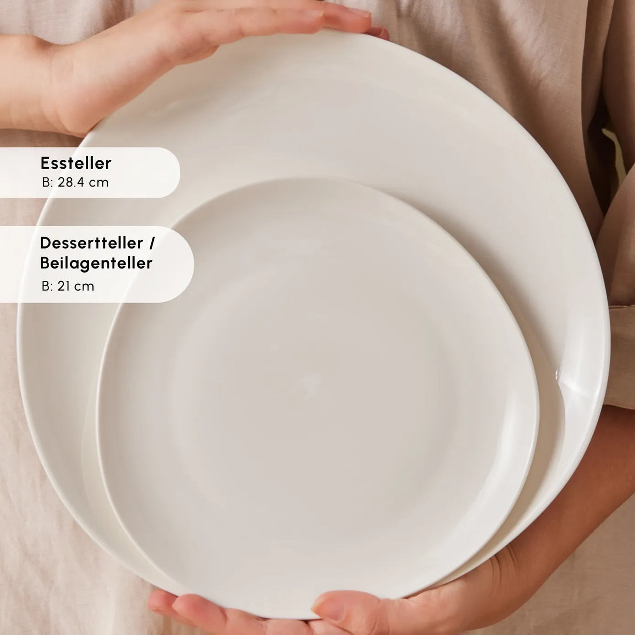 Karaca Streamline Rubicon 24 Parça 6 Kişilik Bone China Yemek Takımı – Beyaz