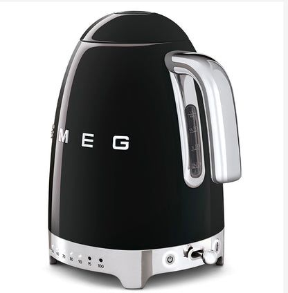 Smeg KLF04BLEU Değişken Sıcaklık Ayarlı Su Isıtıcısı 1,7 L – Siyah (50’ler Serisi)