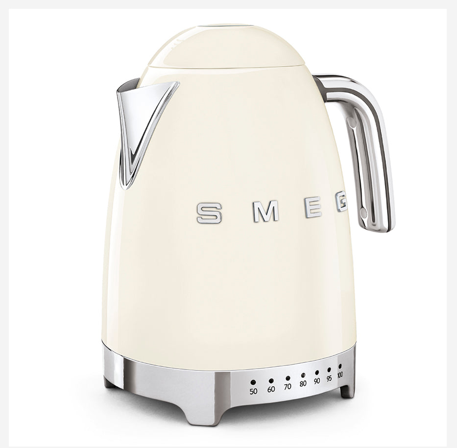 SMEG KLF04CREU 1.7L Su Isıtıcısı – Ayarlanabilir Sıcaklık, Krem