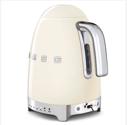 SMEG KLF04CREU 1.7L Su Isıtıcısı – Ayarlanabilir Sıcaklık, Krem
