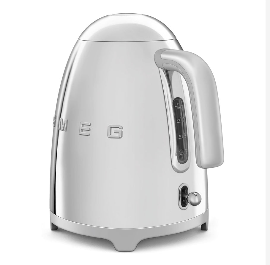 SMEG KLF03SSEU 1.7L Elektrikli Su Isıtıcısı – Chrome Paslanmaz Çelik