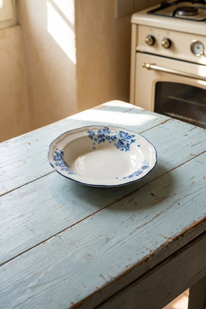 Acar Vintage Garden Porselen Tabak 21 cm – Şık Servis ve Yemek Tabağı