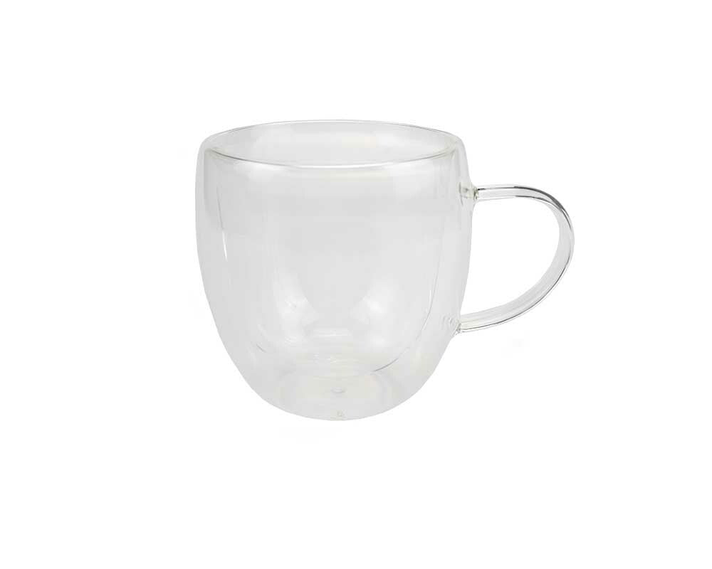 Schafer 2-delige Dubbelwandige Cappuccino Glas Set 250 ml