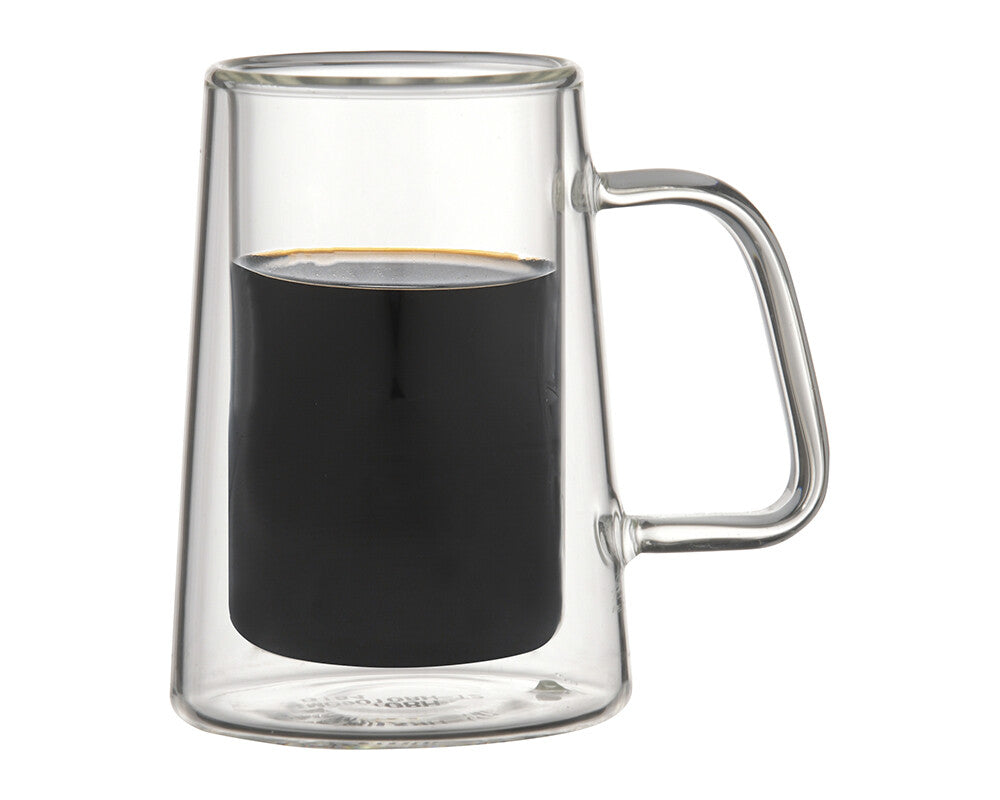 Schafer Kulplu 4 Parça Çift Cidarlı Espresso Fincanı Seti 80 ml – Şeffaf