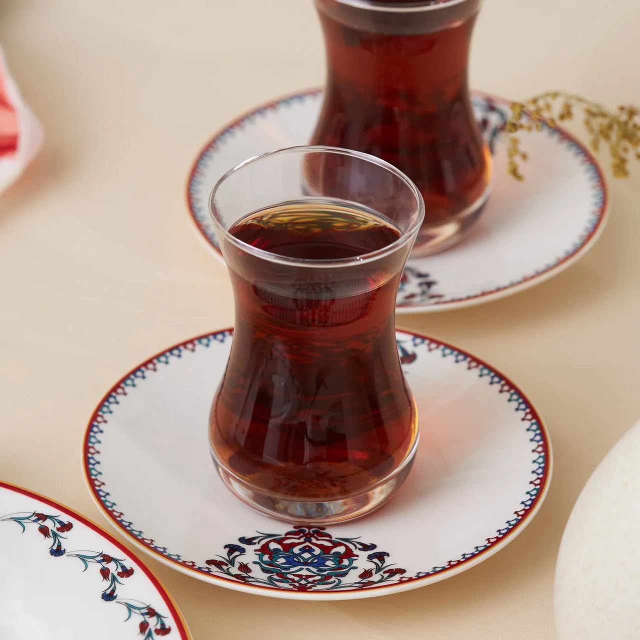 Karaca Nakkaş 6 Kişilik 18 Parça Tatlı Seti-Sofra ürünleri-Prenseshome Leyweg-Prenseshome Leyweg