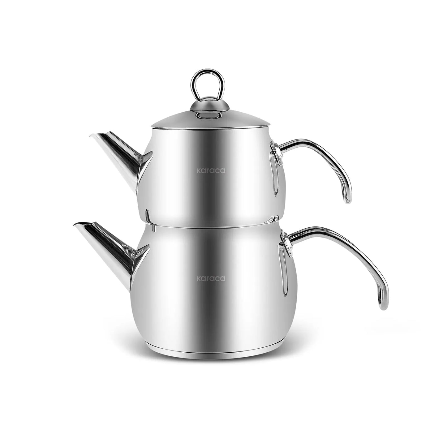 Karaca Aida 15 Parça Çelik Çeyiz Seti – Tencere, Çaydanlık ve Cezve Takımı, İndüksiyon Uyumlu-mutfak urunleri-Prenseshome Leyweg-Prenseshome Leyweg
