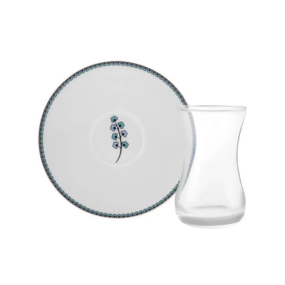 Karaca İznik 6 Kişilik Pasta Takımı – 18 Parça Şık Sunum Seti-Sofra ürünleri-Prenseshome Leyweg-Prenseshome Leyweg