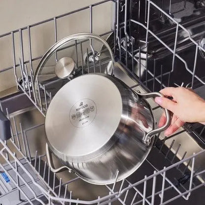 Karaca Elite Çelik Sig İndüksiyon Tencere 20 cm, 2,9 L, Kapaklı – Gümüş – Bir Alana Bir Bedava-mutfak urunleri-Prenseshome Leyweg-Prenseshome Leyweg