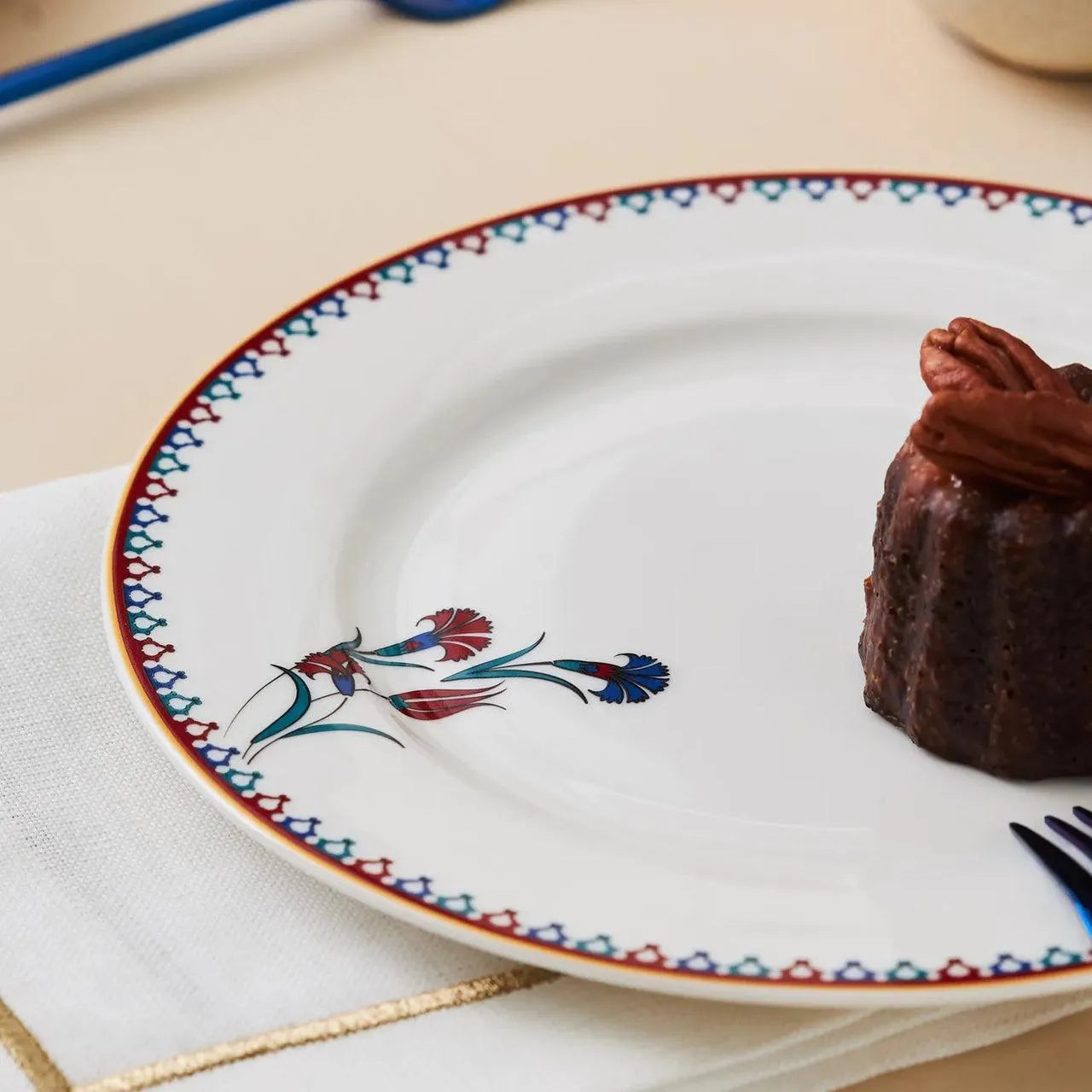 Karaca Nakkaş 6 Kişilik 18 Parça Tatlı Seti-Sofra ürünleri-Prenseshome Leyweg-Prenseshome Leyweg