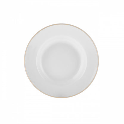 Elegance Bone Rebeca 24 Parça Yemek Takımı - Gold Detaylı Zarafet-Yemek Takimi-Prenseshome Leyweg-Prenseshome Leyweg