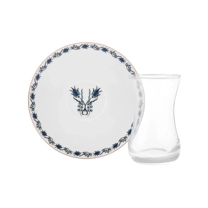 Karaca İznik 6 Kişilik Pasta Takımı – 18 Parça Şık Sunum Seti-Sofra ürünleri-Prenseshome Leyweg-Prenseshome Leyweg