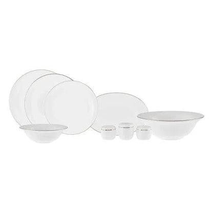 Karaca Fine Pearl Fame 58 Parça 12 Kişilik Yemek Takımı Gold Detayli-Yemek Takimi-Prenseshome Leyweg-Prenseshome Leyweg