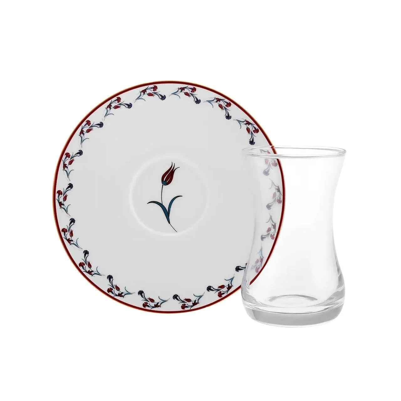 Karaca Nakkaş 6 Kişilik 18 Parça Tatlı Seti-Sofra ürünleri-Prenseshome Leyweg-Prenseshome Leyweg