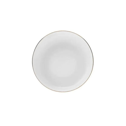 Karaca Streamline Saturn 19 Parça 4 Kişilik Gold Detaylı Porselen Yemek Takımı-Yemek Takimi-Prenseshome Leyweg-Prenseshome Leyweg