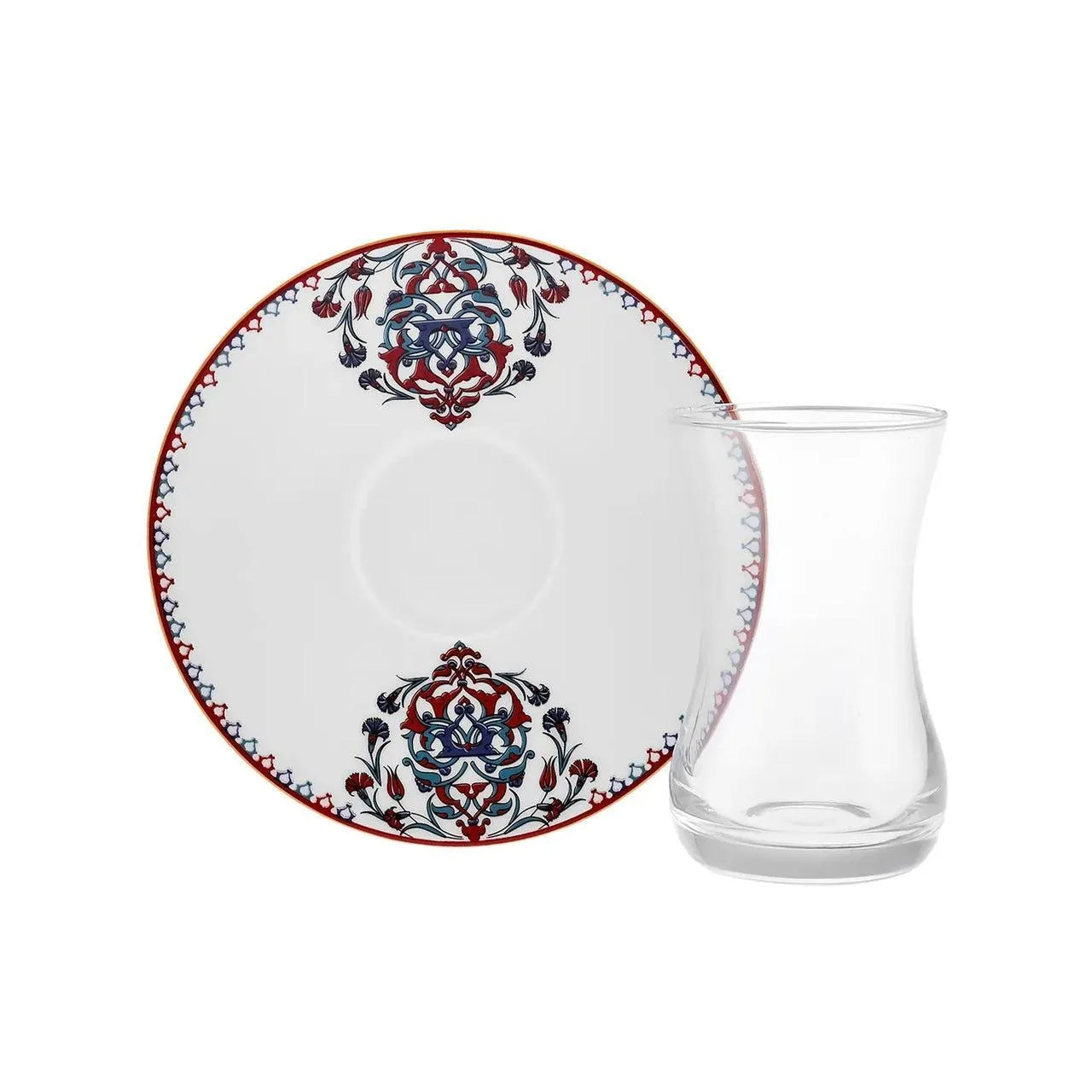 Karaca Nakkaş 6 Kişilik 18 Parça Tatlı Seti-Sofra ürünleri-Prenseshome Leyweg-Prenseshome Leyweg