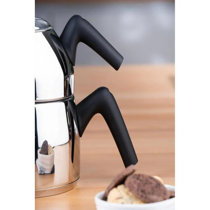 Acar Milano Buyuk Boy Caydanlik Takimi 1800 ml Alt + 1000 ml Ust-mutfak urunleri-Prenseshome Leyweg-Prenseshome Leyweg