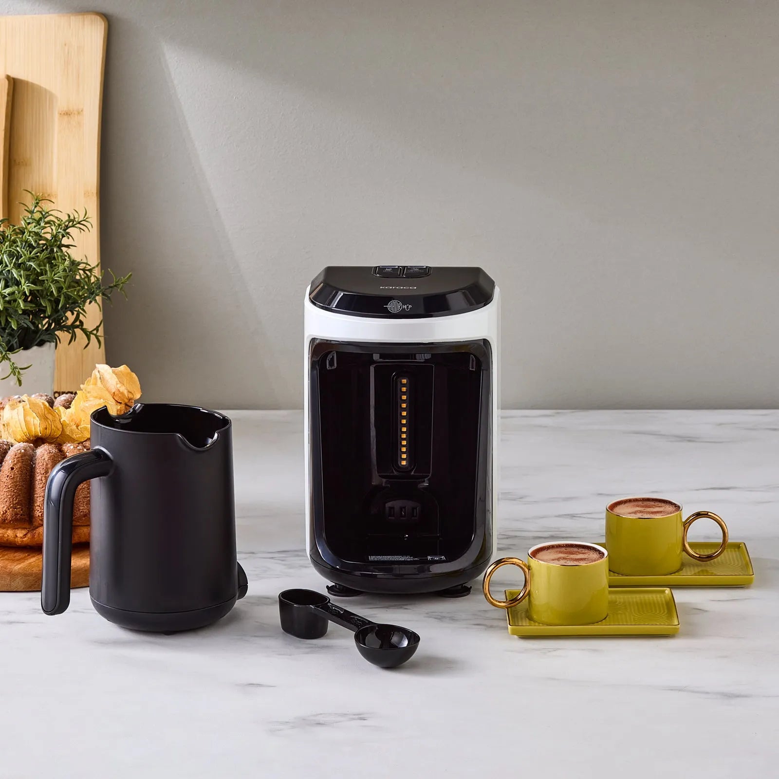 Karaca Hatır Hüps Sütlü Türk Kahve Makinesi Beyaz-Elektronik ürün-Prenseshome Leyweg-Prenseshome Leyweg