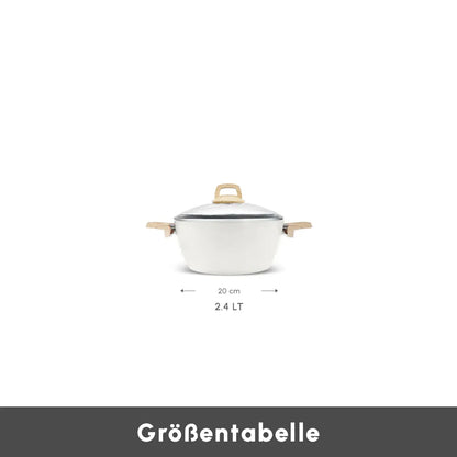 Karaca Swiss Crystal 20 cm Tencere Krem – Temmuz Kampanyası: 1 Al 2 Gönderim-Yemek Takimi-Prenseshome Leyweg-Prenseshome Leyweg