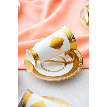 Acar Beckett 6 Kişilik Kahve Fincanı Takımı - 90 cc-Prenseshome Leyweg-Prenseshome Leyweg