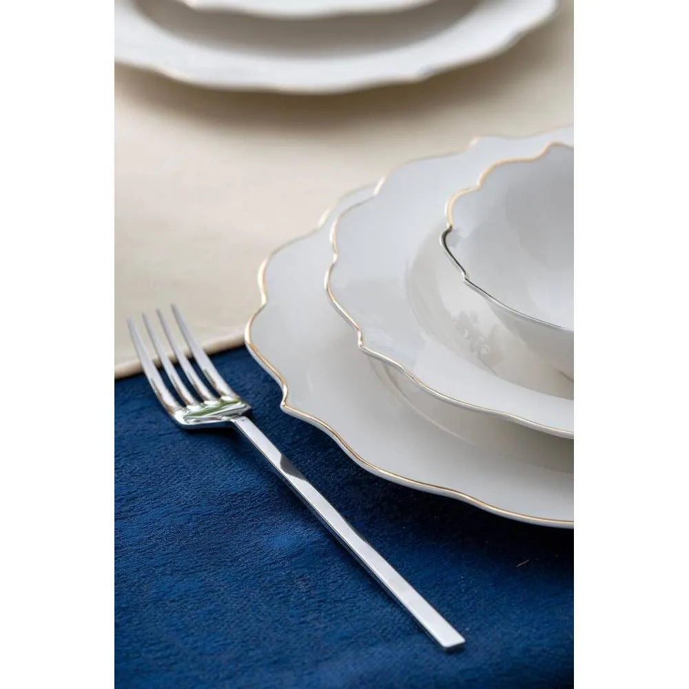 Acar Karmen 6 Kişilik 24 Parça Gold Yemek Takımı-Yemek Takimi-Prenseshome Leyweg-Prenseshome Leyweg