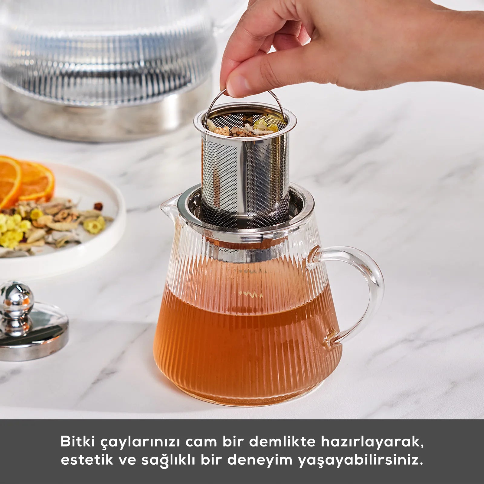 Karaca Keops XL Borosilikat Cam Çaydanlık – Isıya Dayanıklı, Şeffaf, Büyük Hacimli Tasarım-Cam urunler-PRENSESHOME LEYWEG-Prenseshome Leyweg