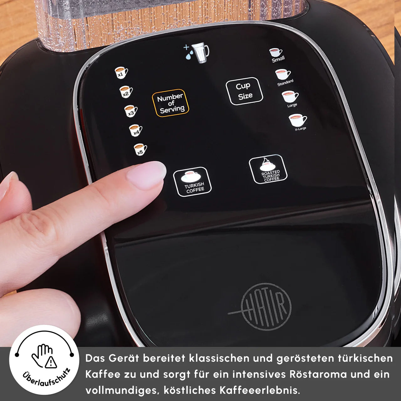 Karaca Hatır Rosegold Su Hazneli Akıllı Türk Kahve Makinesi-Elektronik ürün-Prenseshome Leyweg-Prenseshome Leyweg